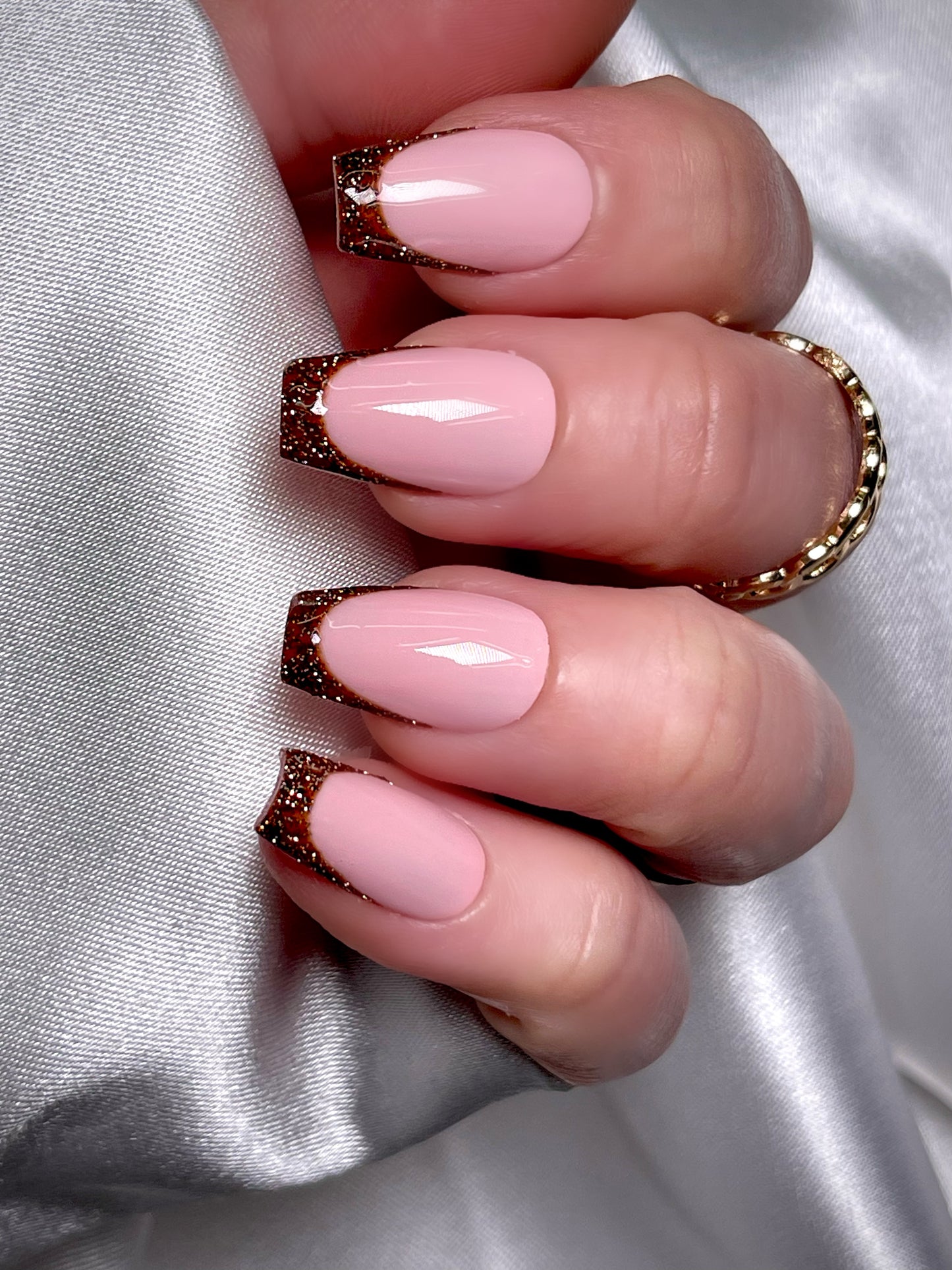 French Glitz- Brown